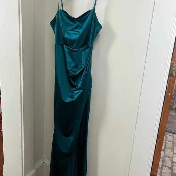 Honey and Rosie | Dresses | Honey And Rosie Blue Sleeveless Gown For  Weddings | Poshmark